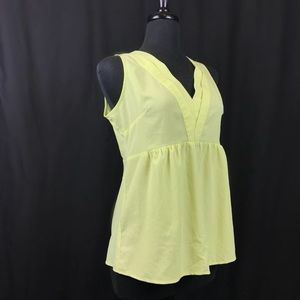 New York & Company LimeGreen Tank Blouse